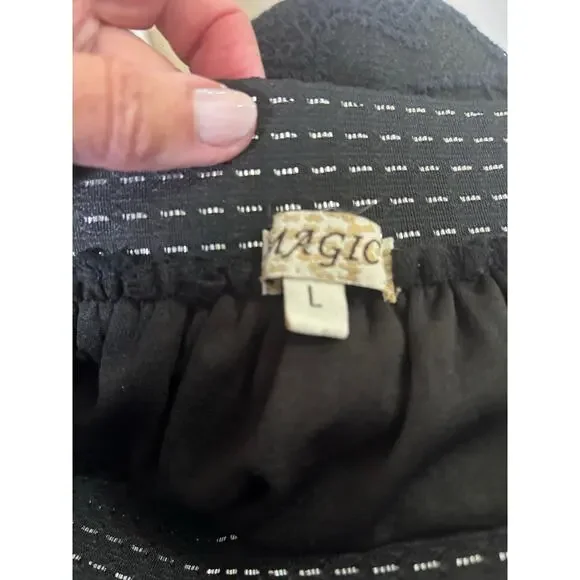 Black lace maxi skirt, whimsigoth, mystical,‎ romantic, renaissance, bohemian - Picture 5 of 6